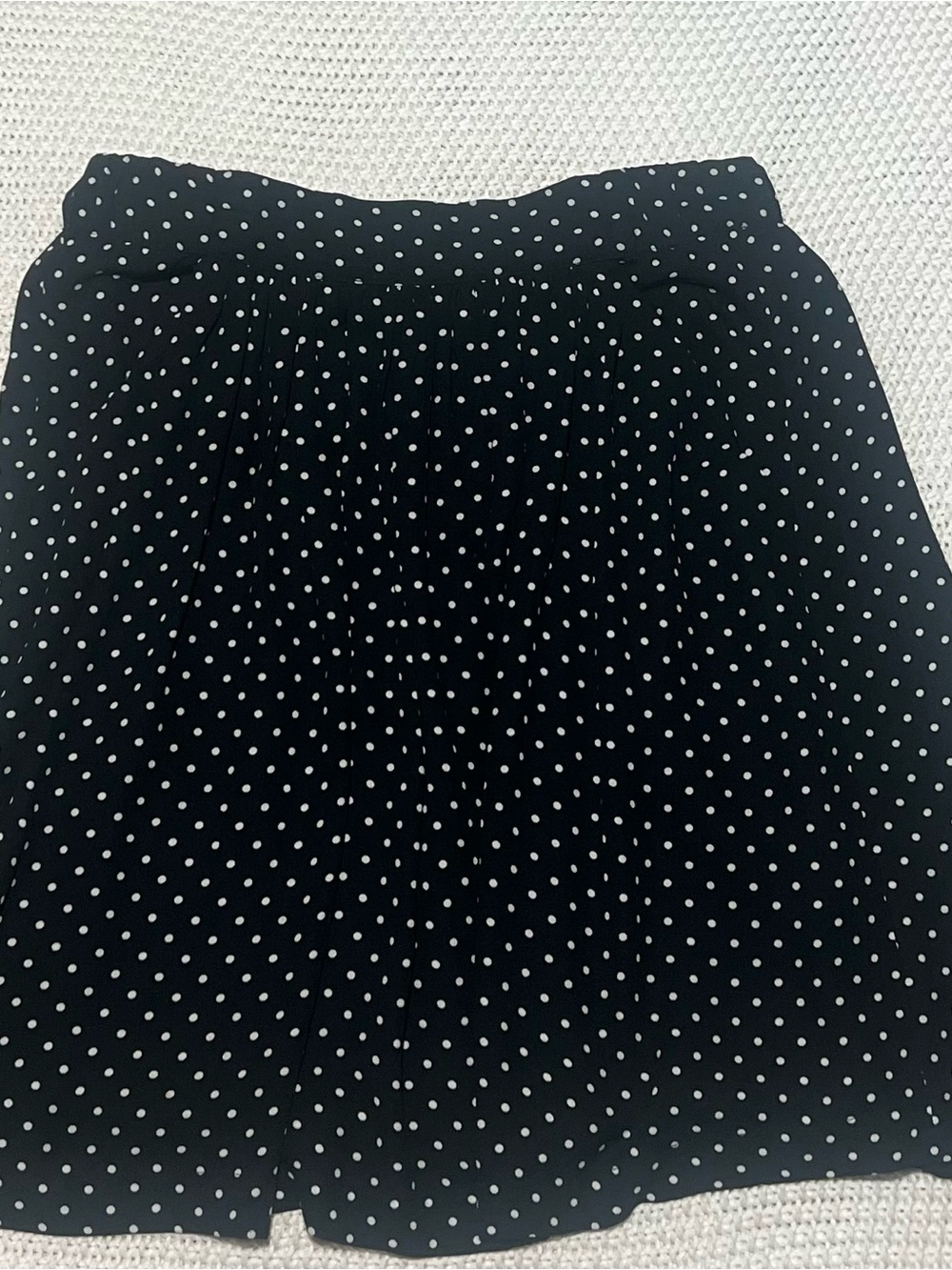 CeCe Black Polka Dot Mini Skirt